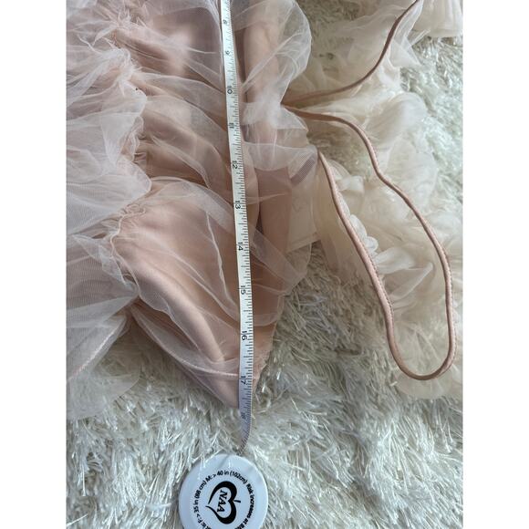 Show Me Your Mumu Fairy Tale Maxi Dress Tulle Dusty Blush SZ M NWT ($298 Retail) - Picture 6 of 10